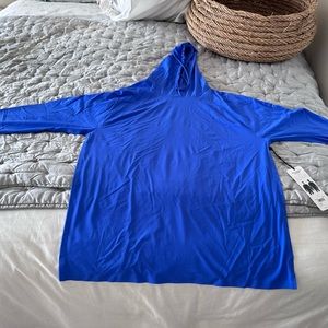 Alo Mens Idol Hooded Runner Size large NWT